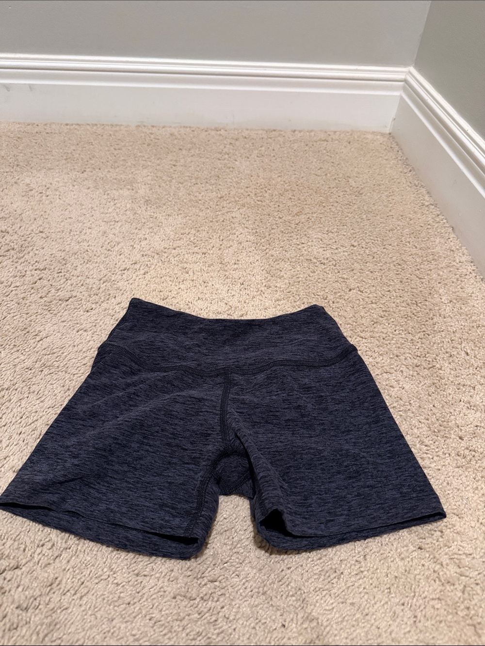 High-Waist Performance Women’s Bike Shorts - Navy